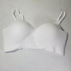 Truekind White Supportive Comfort Wireless Shaping Bra #10210 Size L